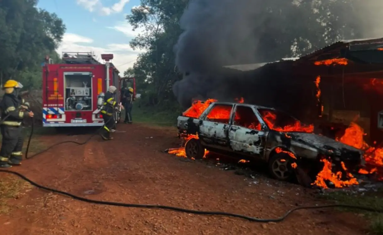 Campo Grande: incendio dejó a un menor con graves quemaduras