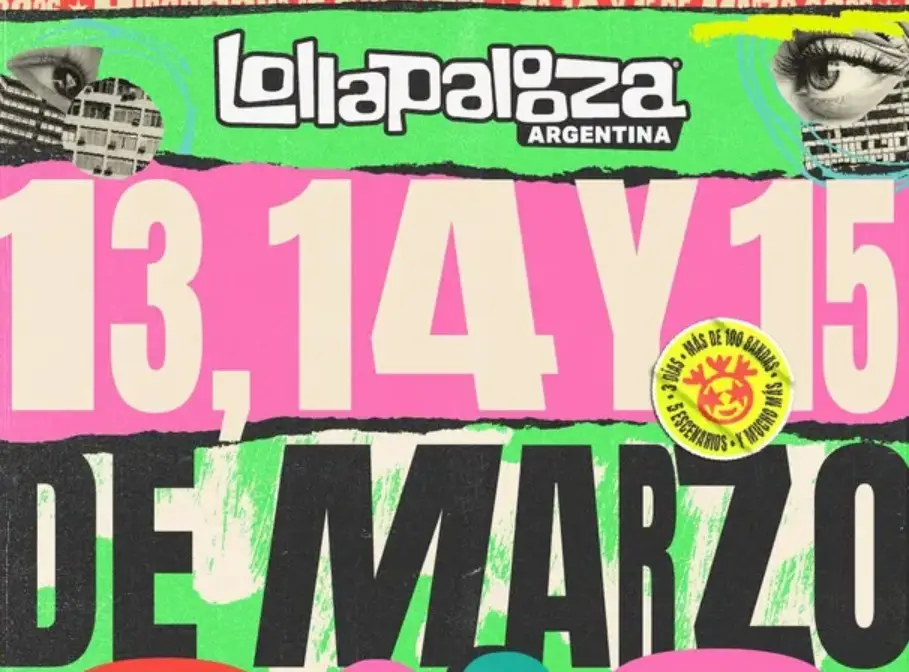 Lollapalooza Argentina 2026 tiene fecha confirmada