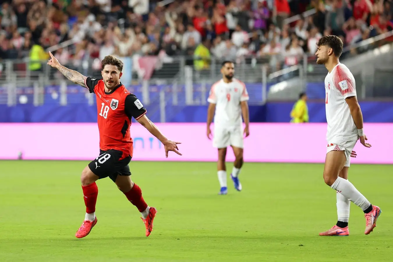 Austria debutó con una trabajada victoria ante Jordania