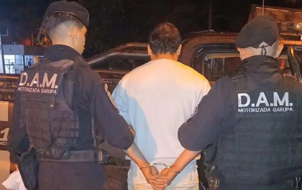Terminó detenido tras atropellar a padre e hijo en Posadas