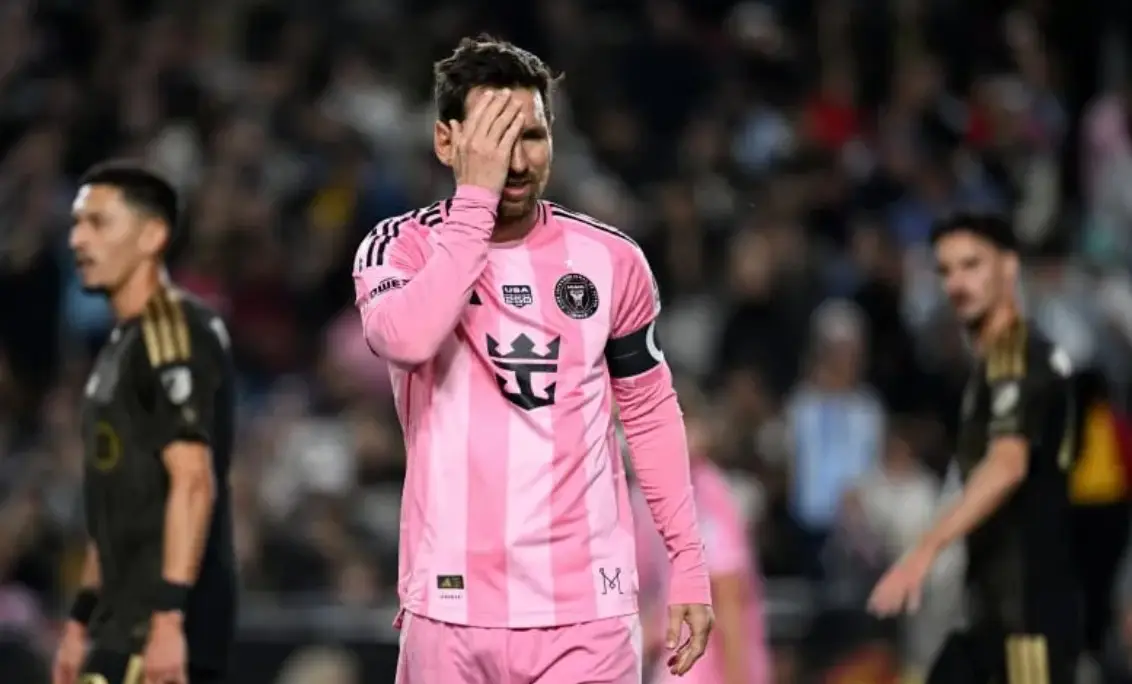 Los Ángeles FC le dio un golpazo al Inter Miami de Messi