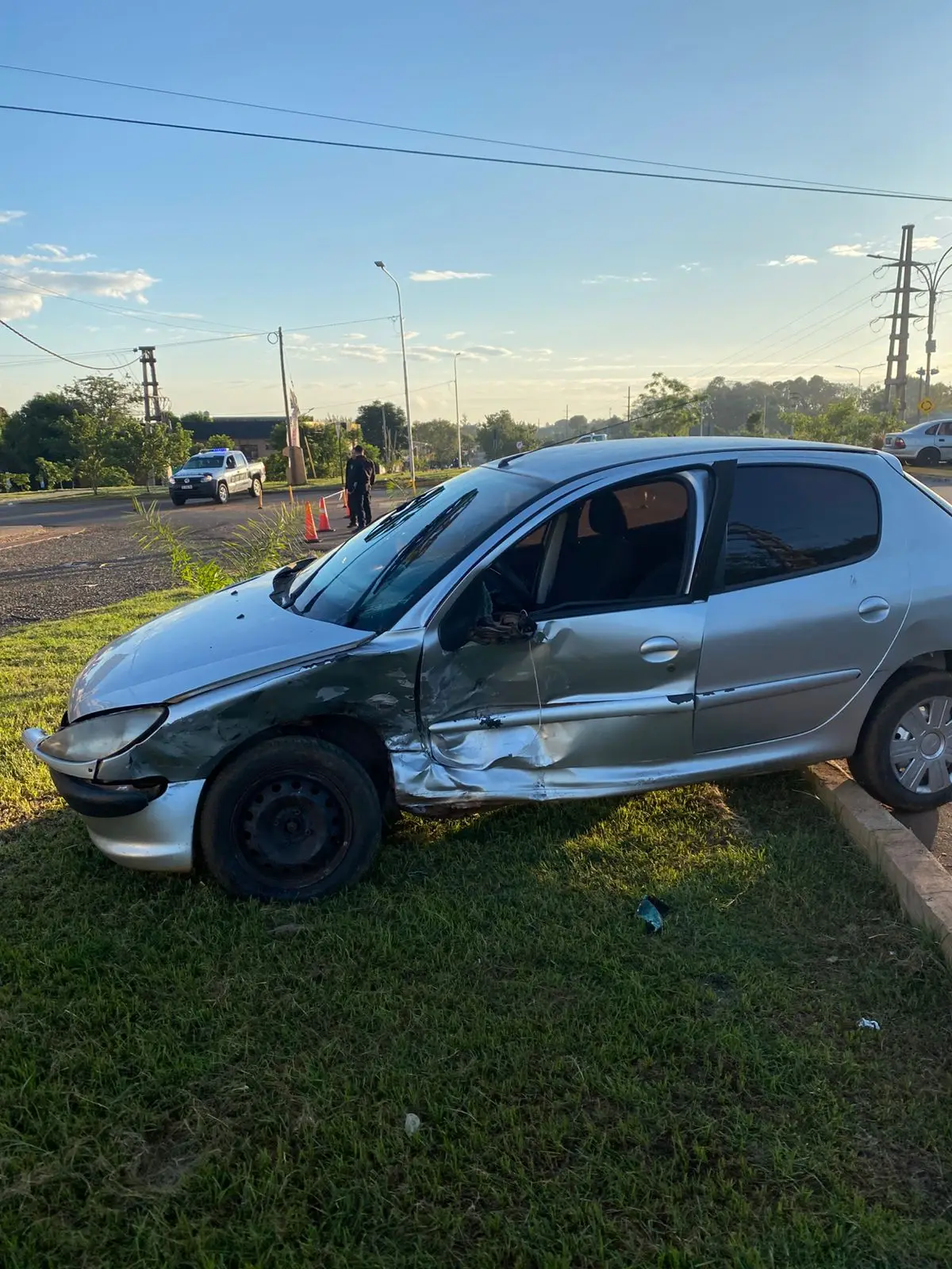Posadas: un bebé sufrió heridas en un choque de autos