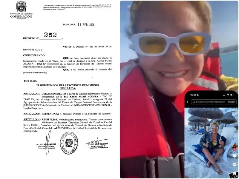 “Para los pobres”: echaron a funcionaria de Turismo tras polémico video