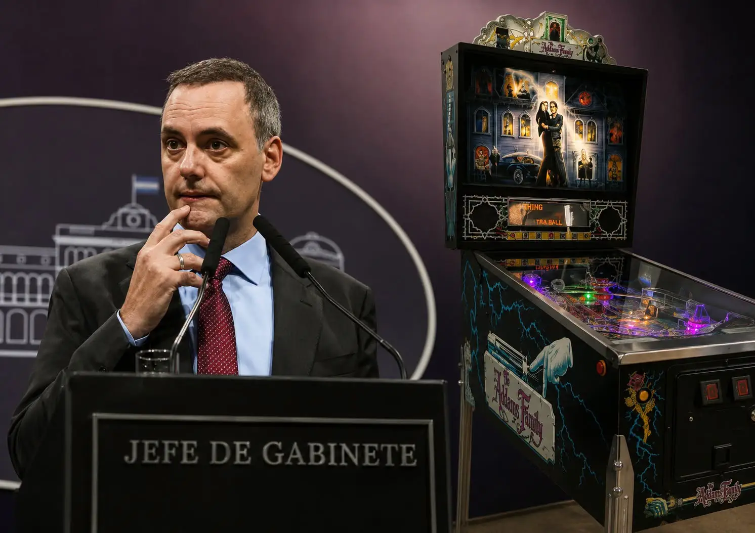 “Casta libertaria”: Adorni gastó 8 mil dólares en un flipper
