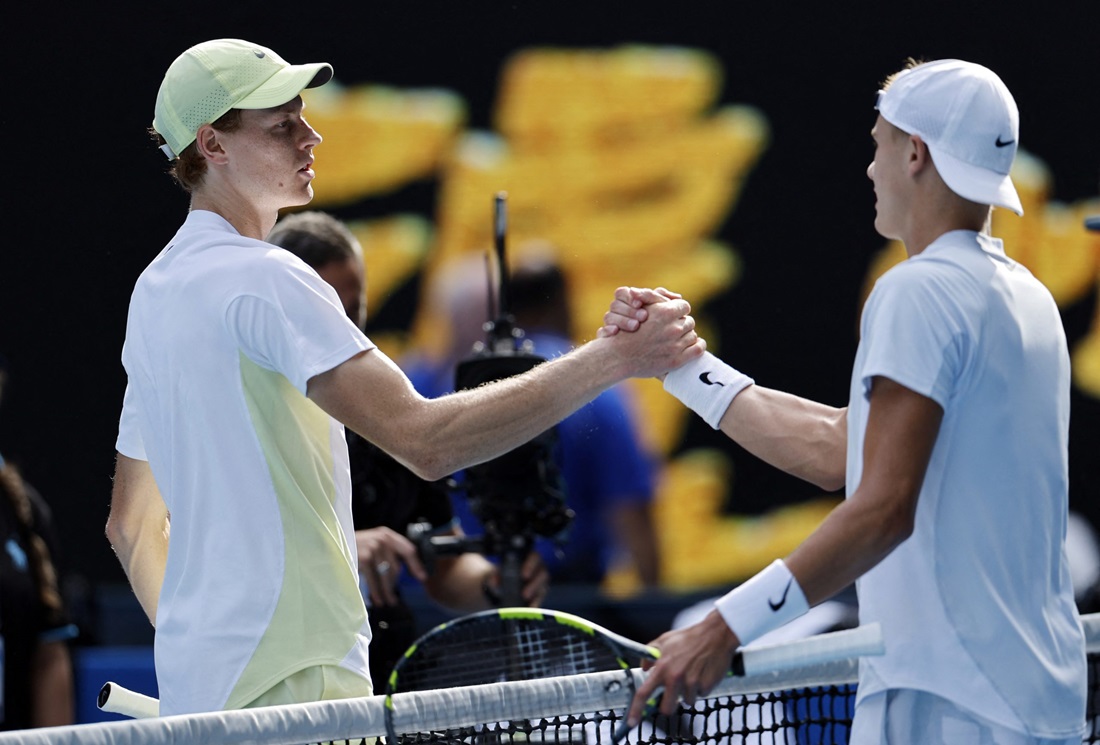 Sinner se metió en los cuartos de final del Abierto de Australia