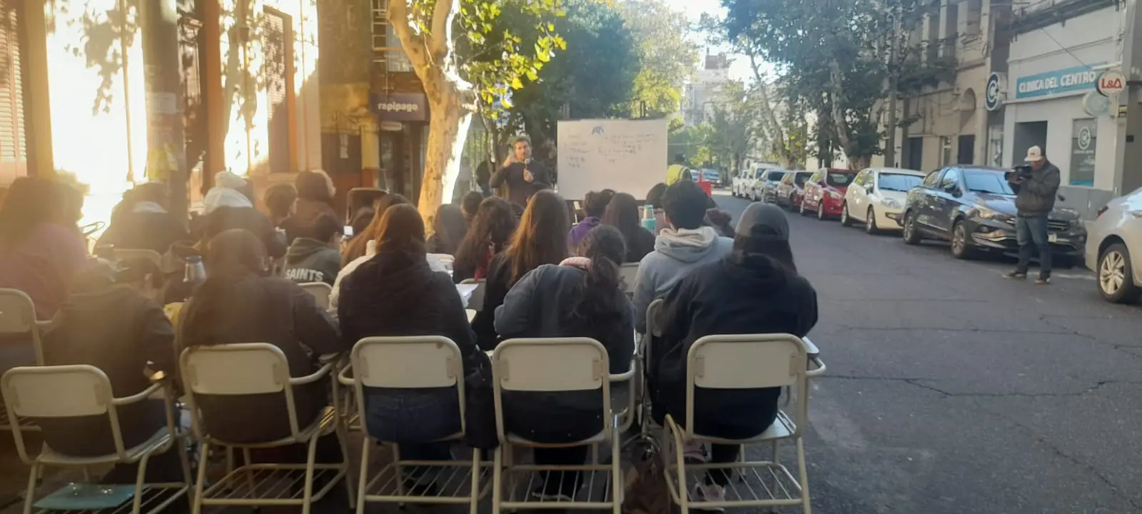 Clase pública en la UNAM contra el desfinancimiento universitario