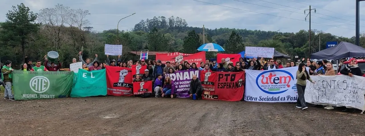 Docentes van al paro y no inician las clases en Misiones