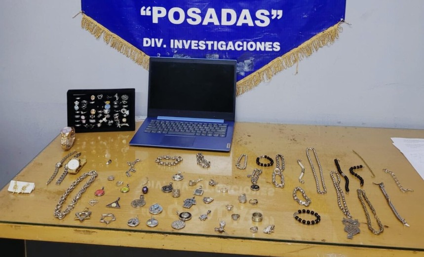 Detuvieron a "Papel picado" por el robo de una joyería céntrica