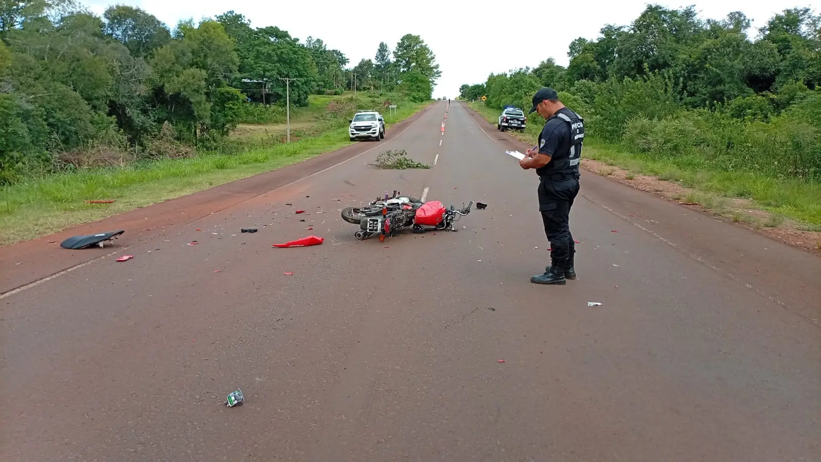 Mártires: continúa grave el menor herido en siniestro vial