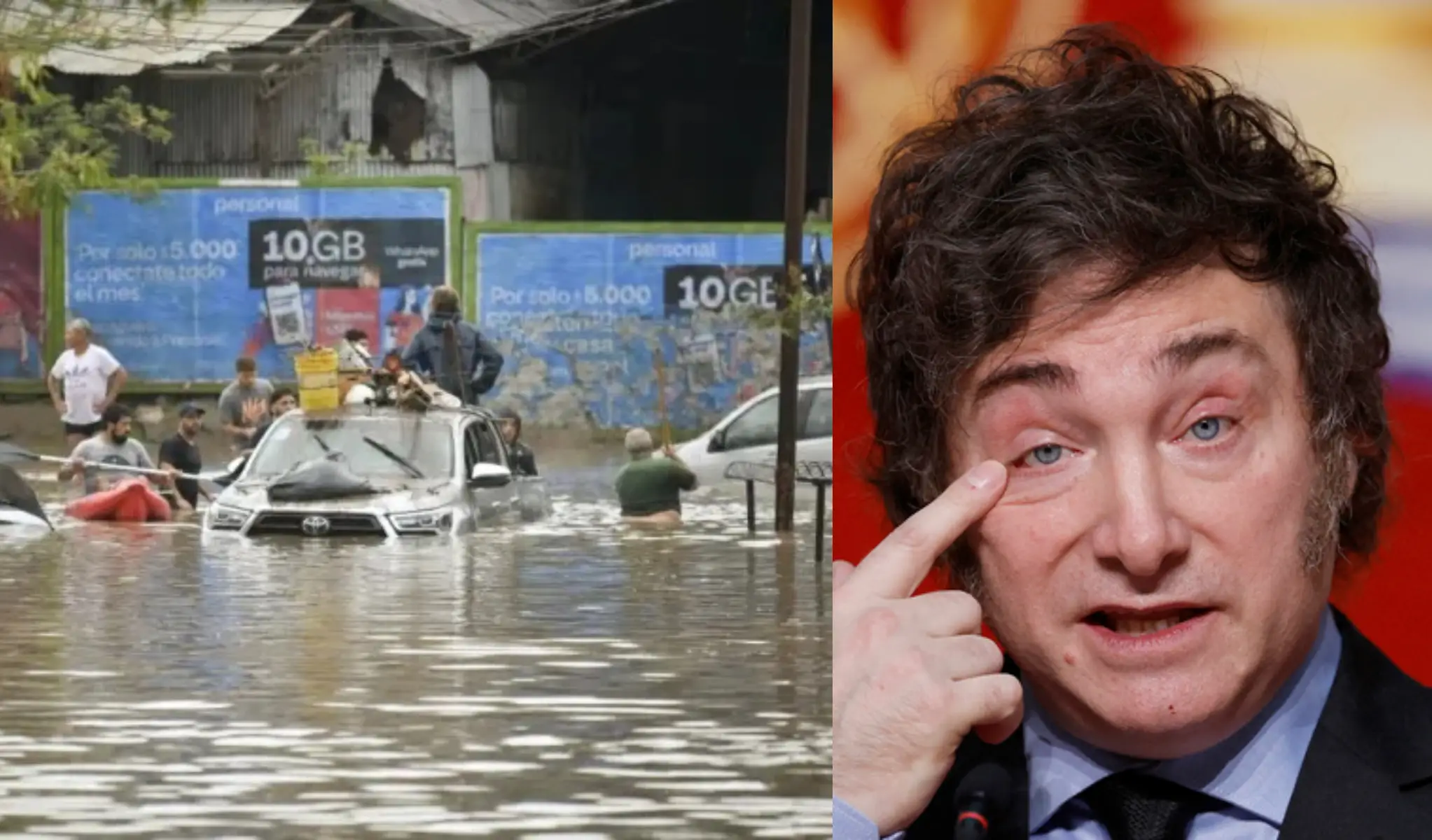 Milei vetó la ley de ayuda a Bahía Blanca
