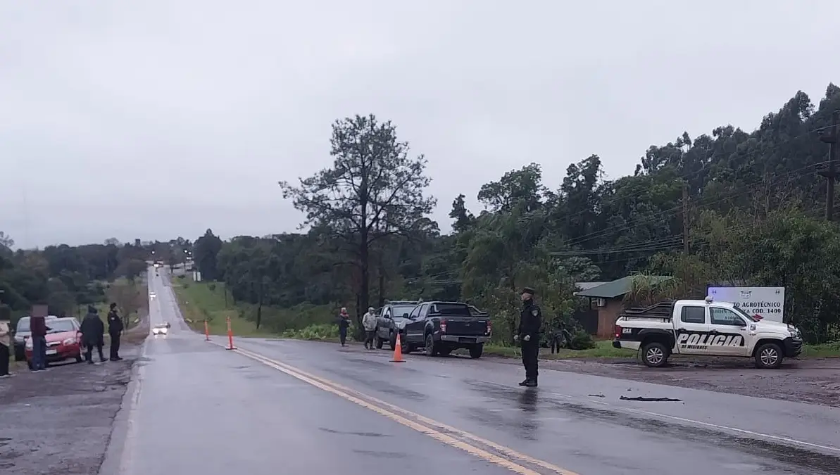 Atropellaron y mataron a un hombre en Jardín América