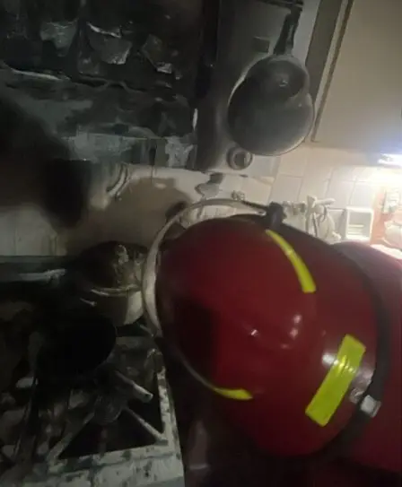 Incendio provocó daños en una vivienda de Villa Cabello