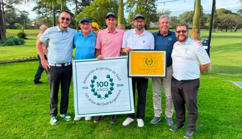 El Tacurú Social Club representó a Misiones en el Centenario de la Asociación Argentina de Golf