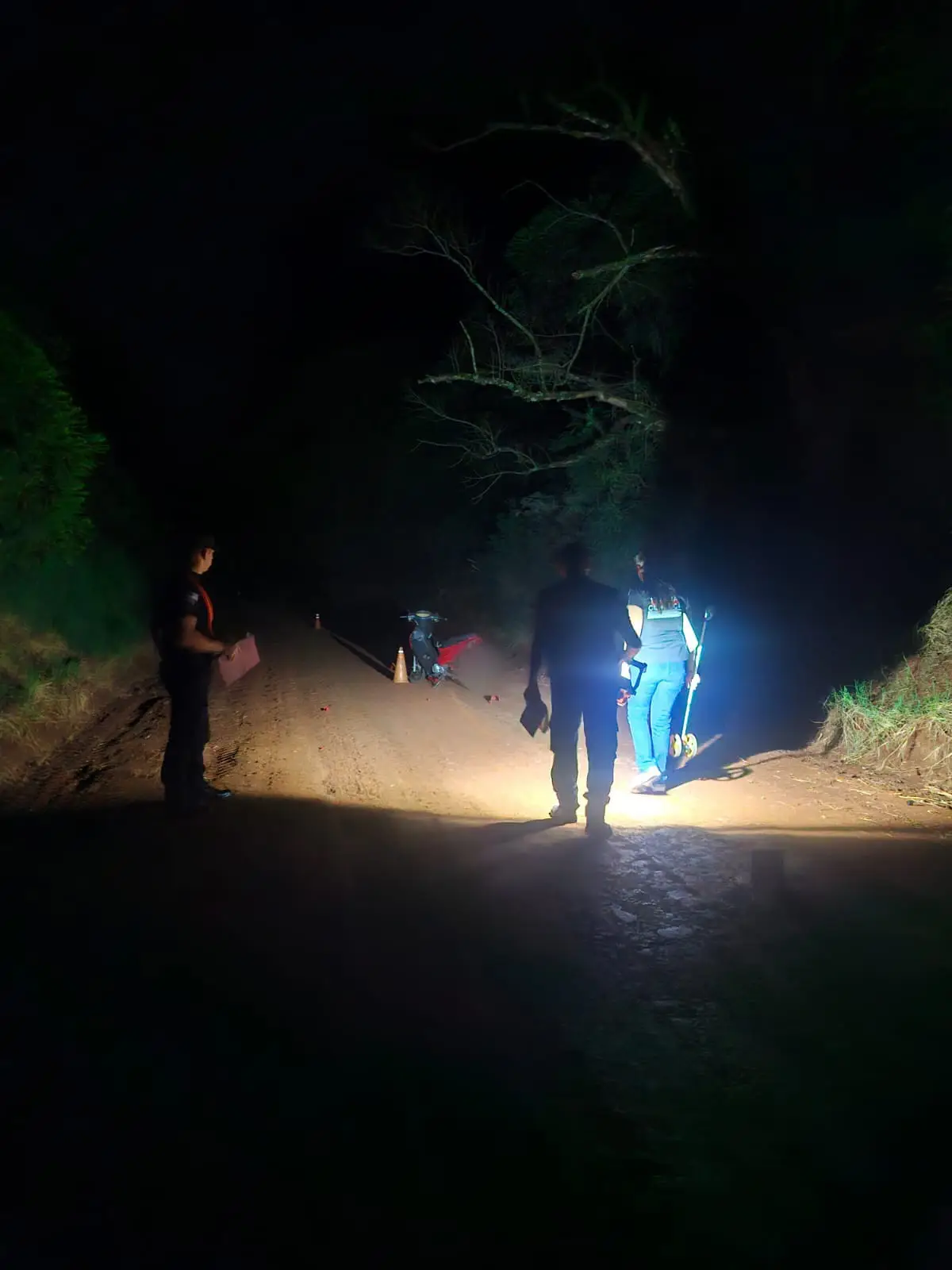 San Vicente: motociclista herido tras choque con una Hilux