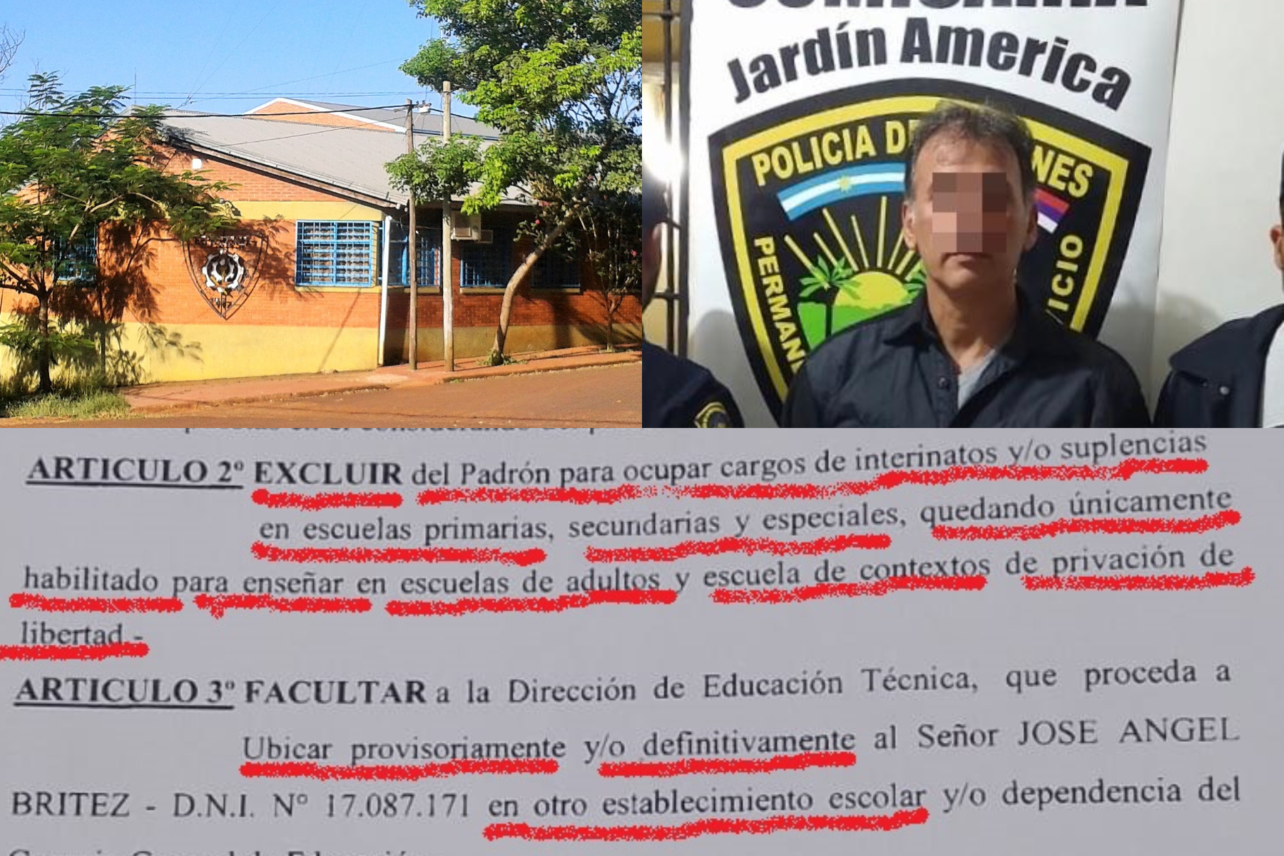 El profesor acusado de pedofilia, ocupa 13 plazas laborales distintas en la EPET 7