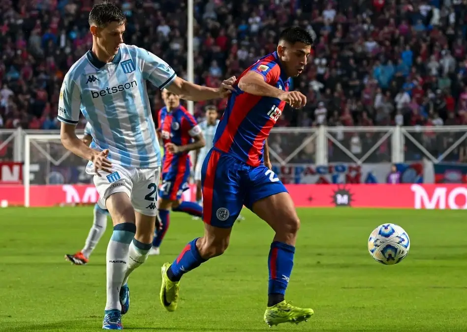 San Lorenzo festejó en el final ante Racing