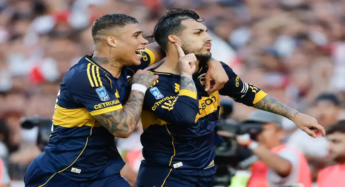 Boca le ganó a River y dejó a Coudet sin invicto