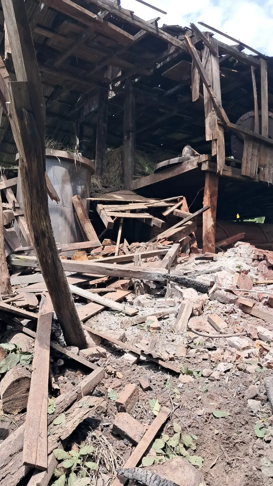 El Soberbio: un operario resultó herido tras explosión