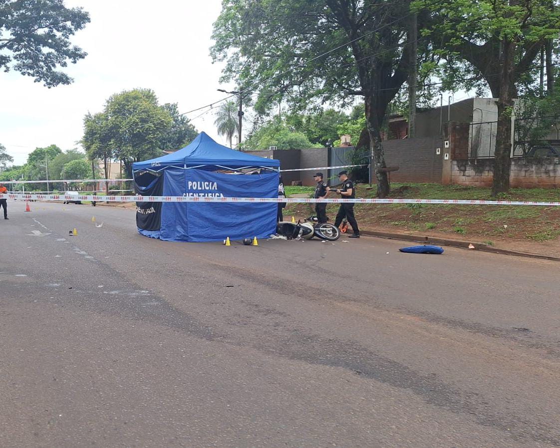 Posadas: choque de motos dejó una víctima fatal