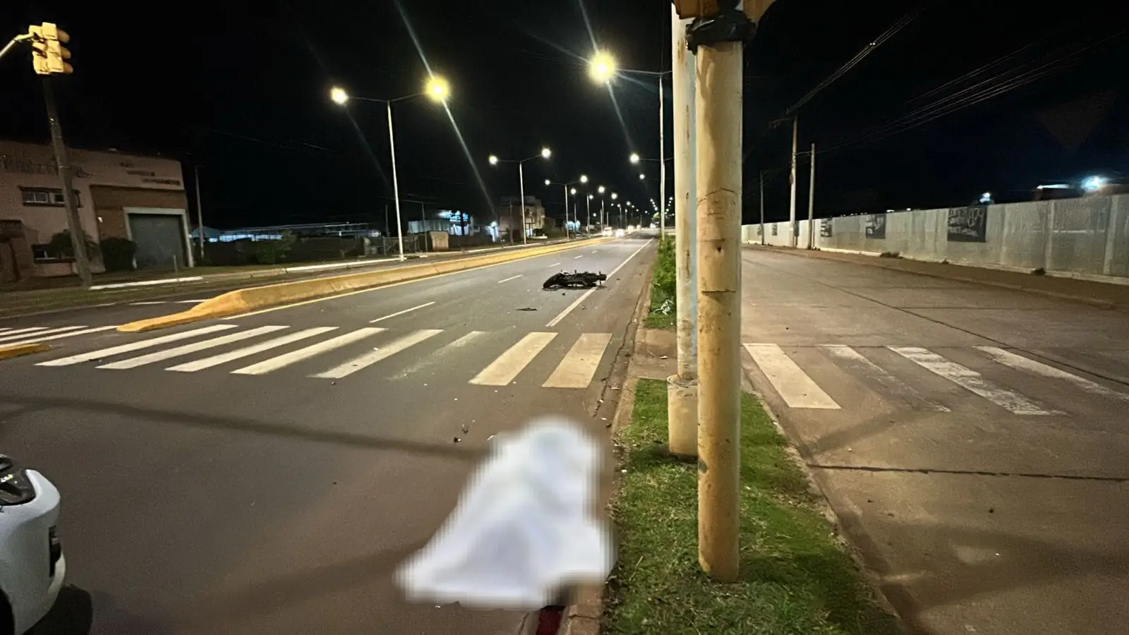 Falleció un motociclista tras despistar en el sur de Posadas