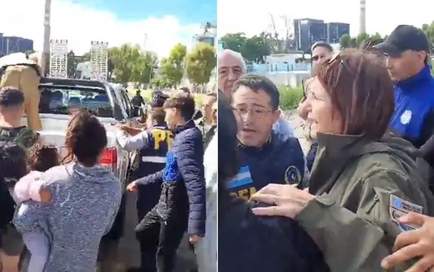 Vecinos escracharon a Bullrich y Petri en Bahía Blanca