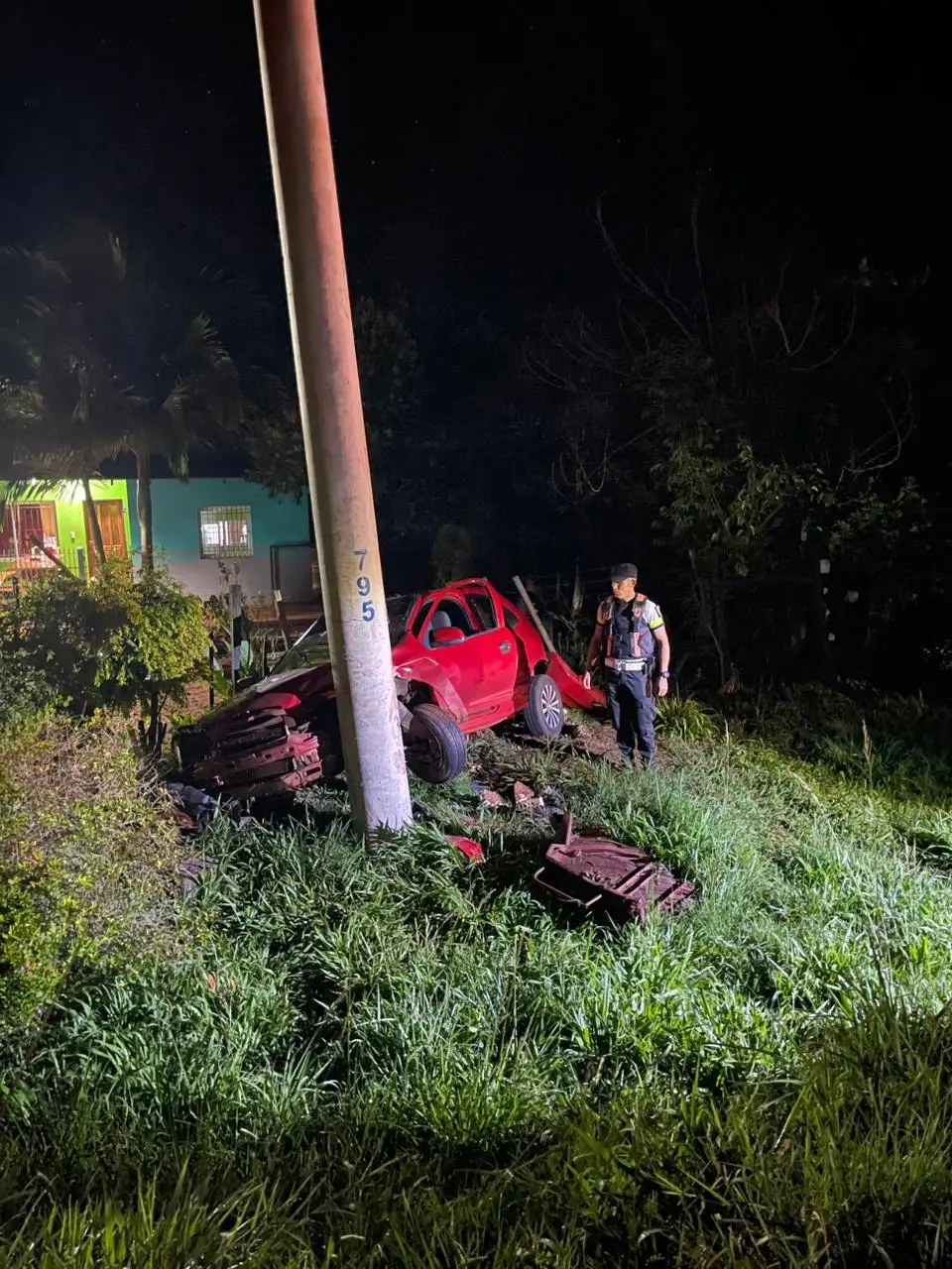 Andresito: despiste vehicular dejó una mujer lesionada