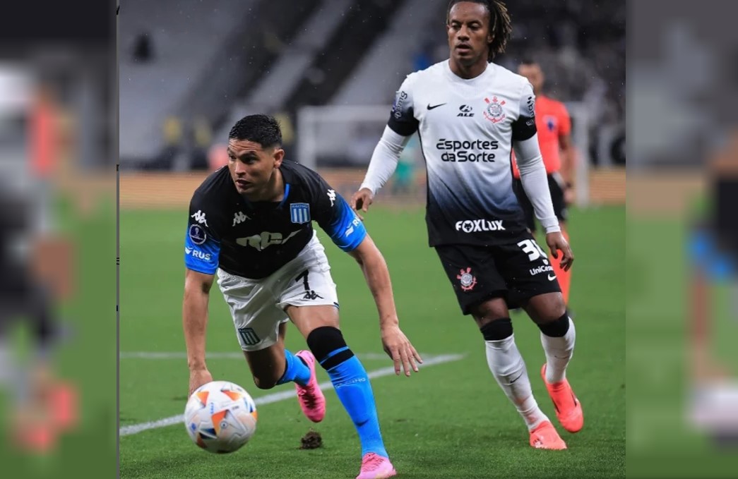 Racing logró un buen empate en Brasil