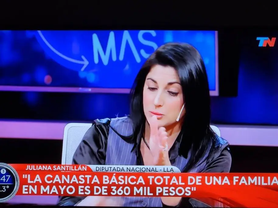 Diputada de LLA dijo que la CBT es de $360 mil