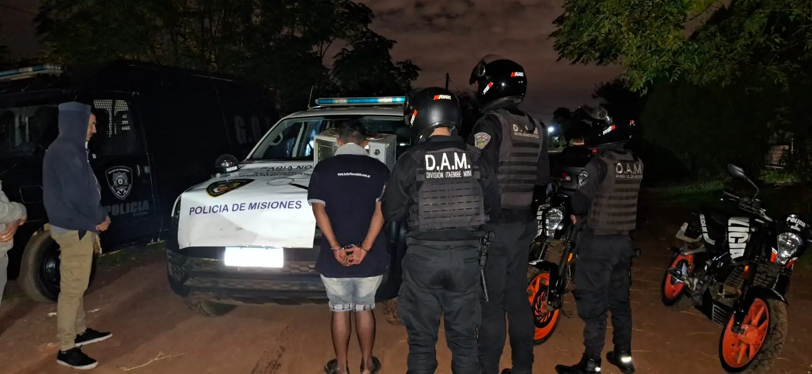Posadas: Grupos tácticos desarticularon un aguantadero y punto narco