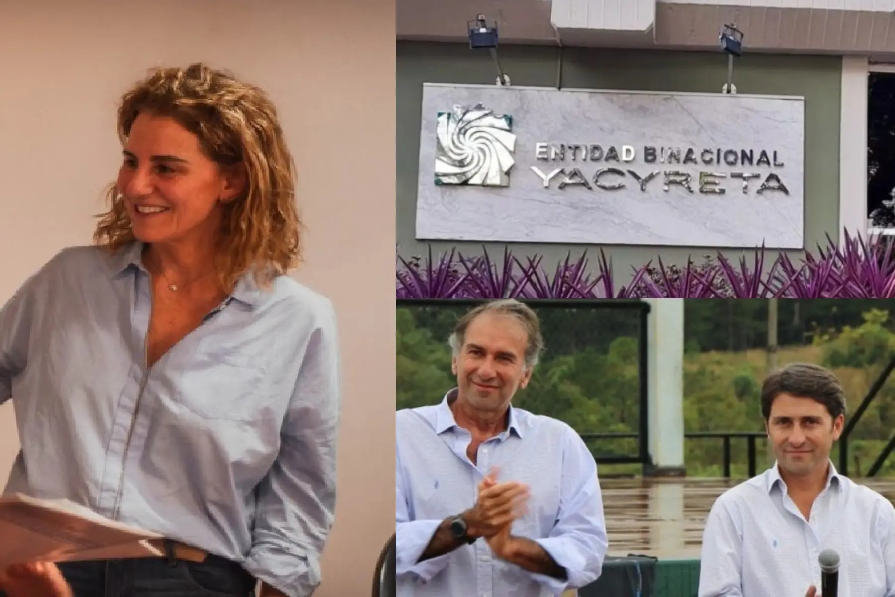 Funcionaria que se benefició con dos retiros voluntarios, habría ingresado a la EBY con Schiavoni