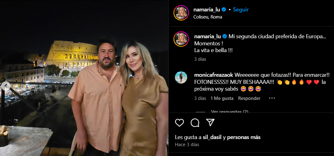 Con la provincia en crisis, Closs se muestra de viaje por Roma