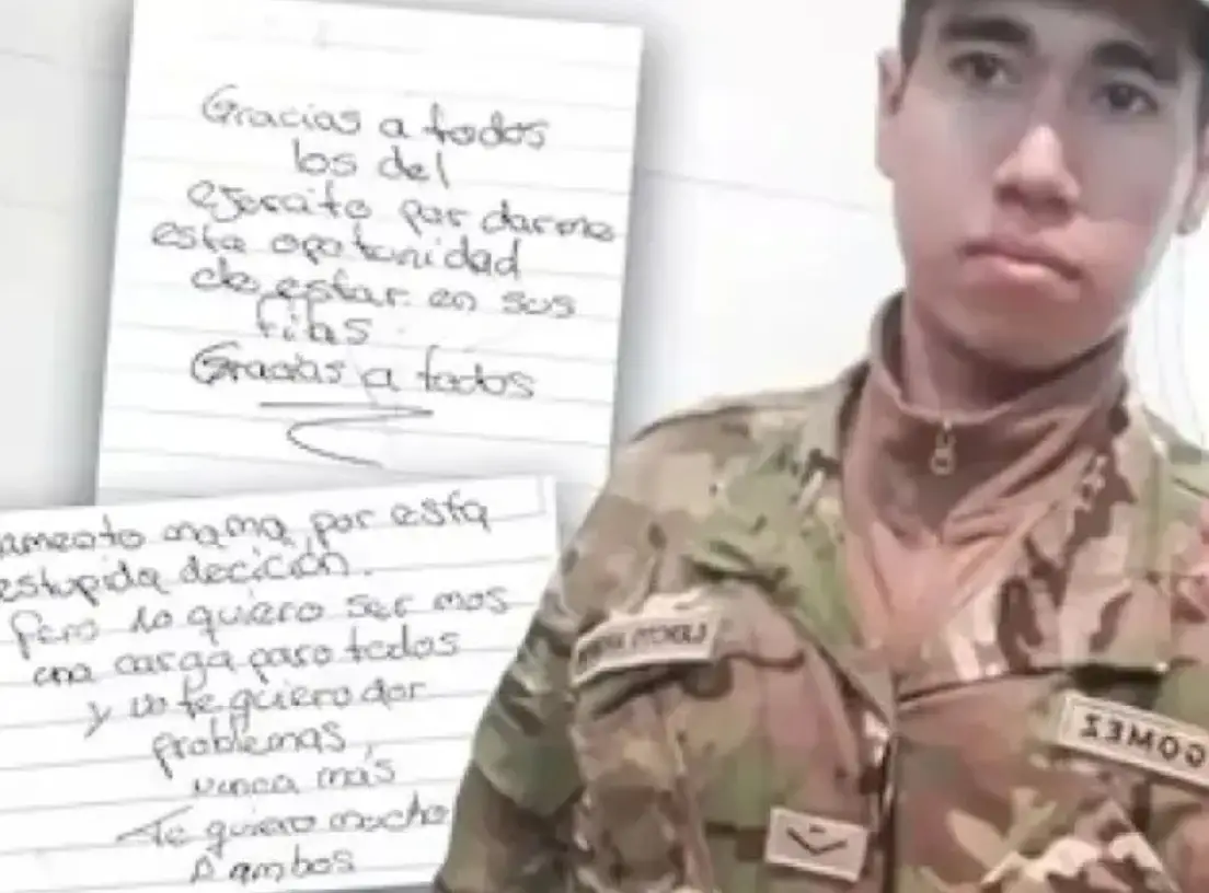 La carta del soldado que se suicidó en la Quinta de Olivos: "Lo lamento mamá”