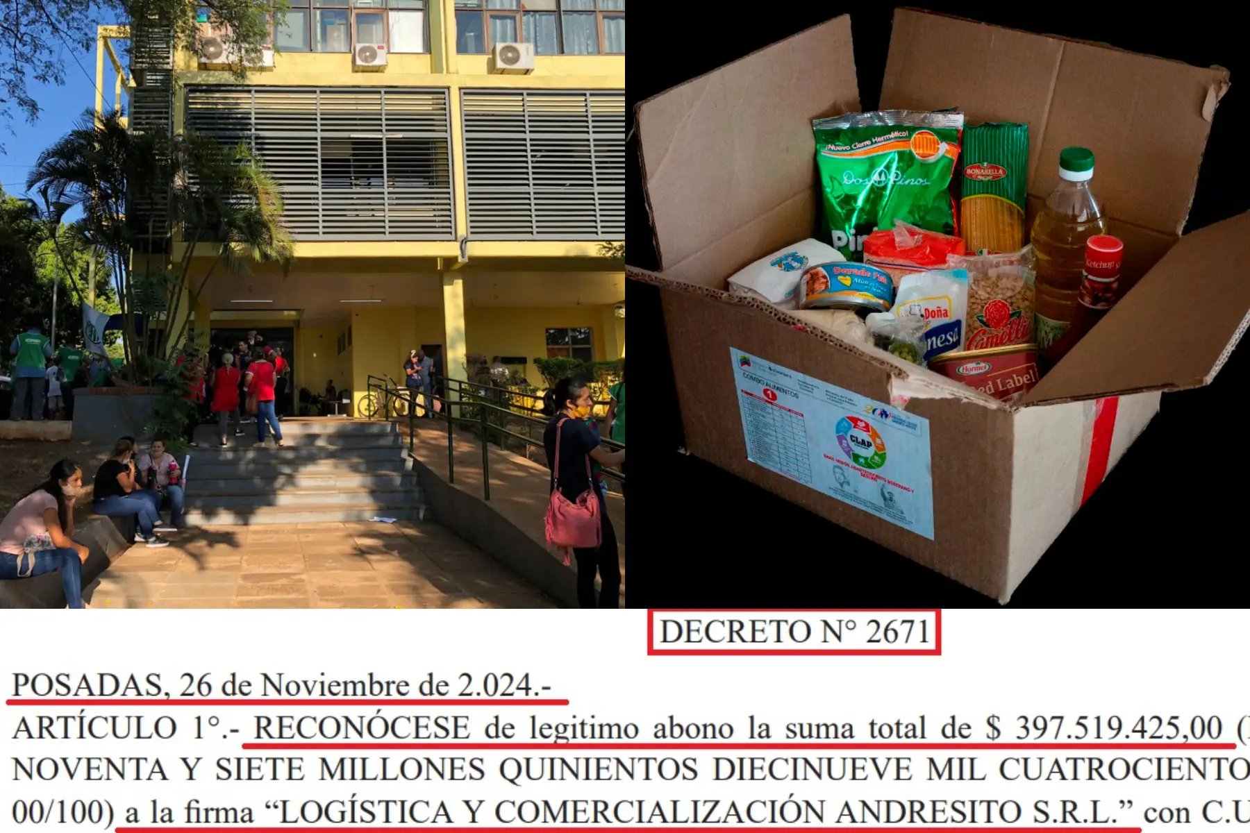 Compras sin licitación: Desarollo Social pagó casi $400 millones