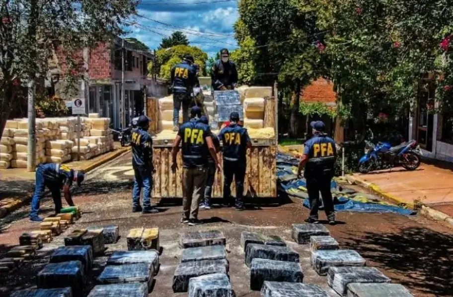 Incautaron casi seis toneladas de droga en la Provincia