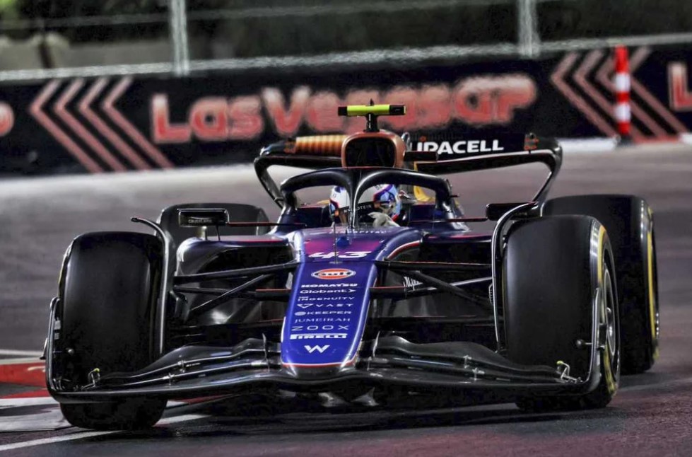 GP de Las Vegas: Colapinto terminó 17° y 18° en las prácticas libres