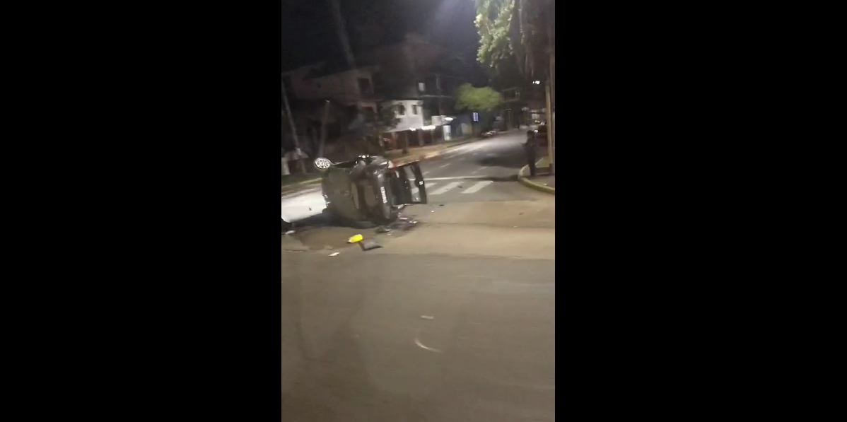 Impactante siniestro vial en el macro centro de Posadas