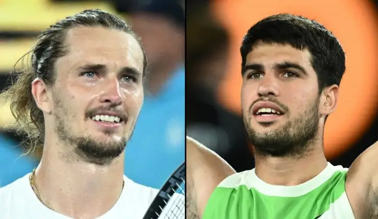 Australian Open: Alcaraz y Zverev avanzaron a semis