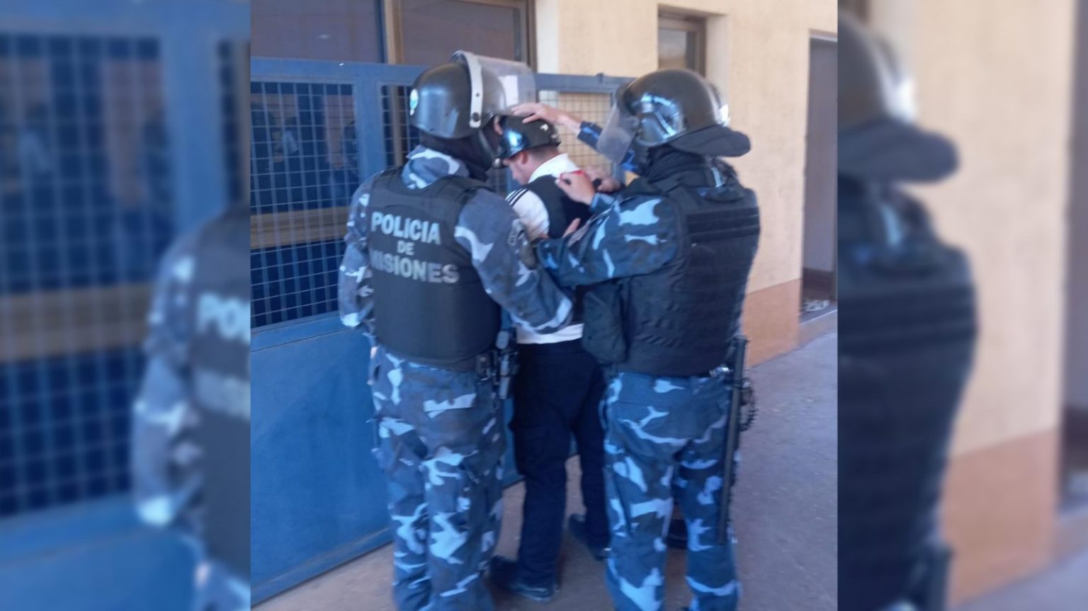 Hablo la esposa del agente detenido por supuesta “sedición”