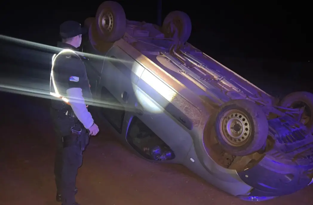 Detuvieron a un conductor alcoholizado tras despistar