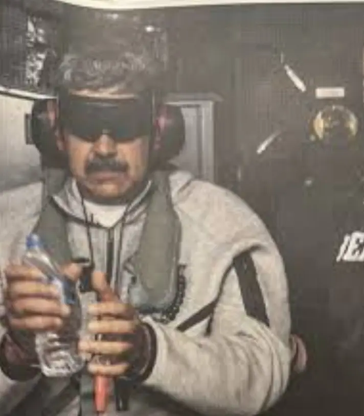 Primera imagen de Nicolás Maduro detenido