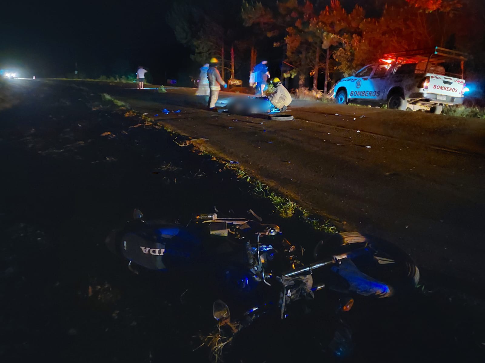 Choque frontal entre motos dejó dos fallecidos
