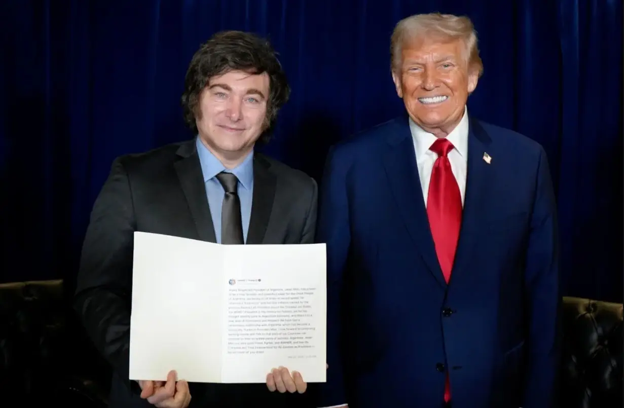 Milei se reunió con Trump y recibió su apoyo