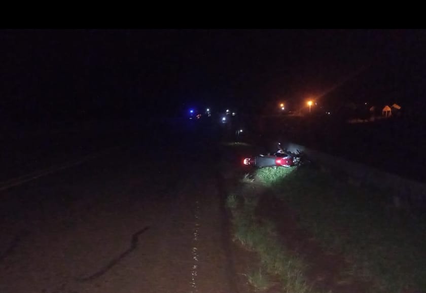 Motociclista falleció tras despistar sobre la ruta 105 de Panambí