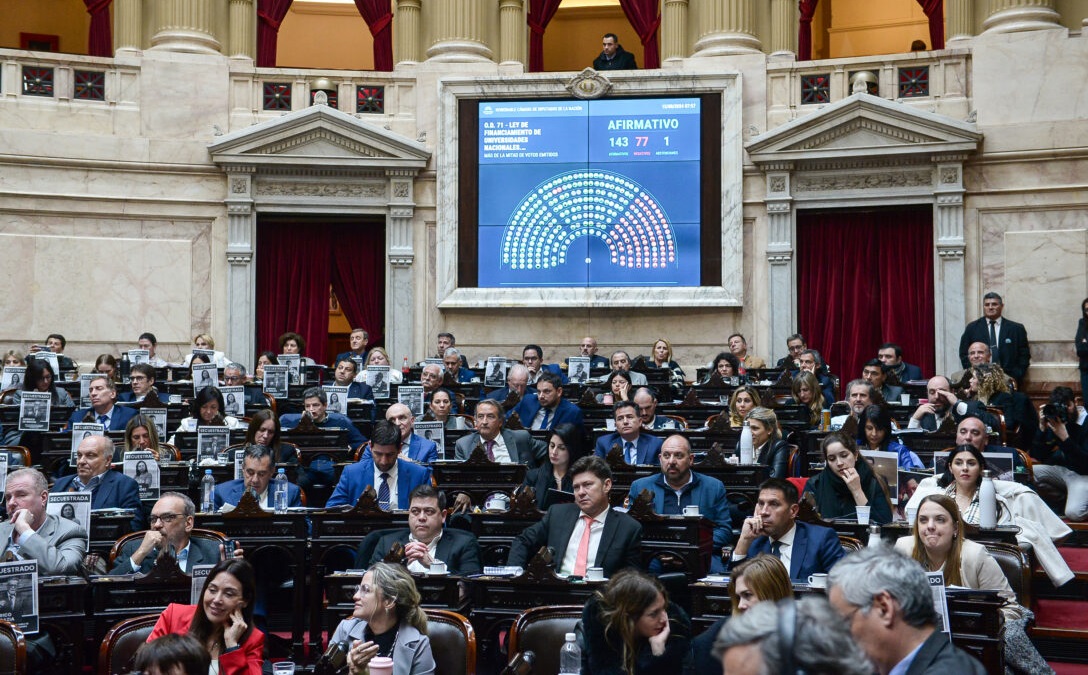 Se aprobó la ley de financiamiento de las universidades