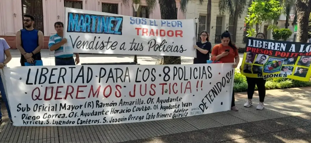Familiares de ex policías detenidos por sedición se movilizarán este viernes