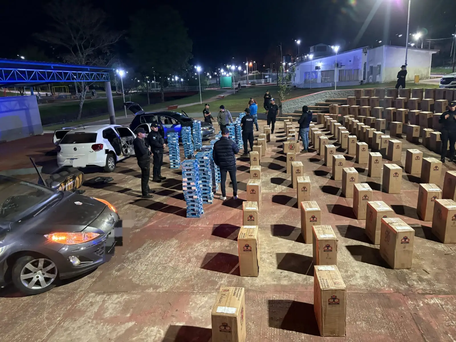 La Policía dio el mayor golpe al contrabando en Misiones