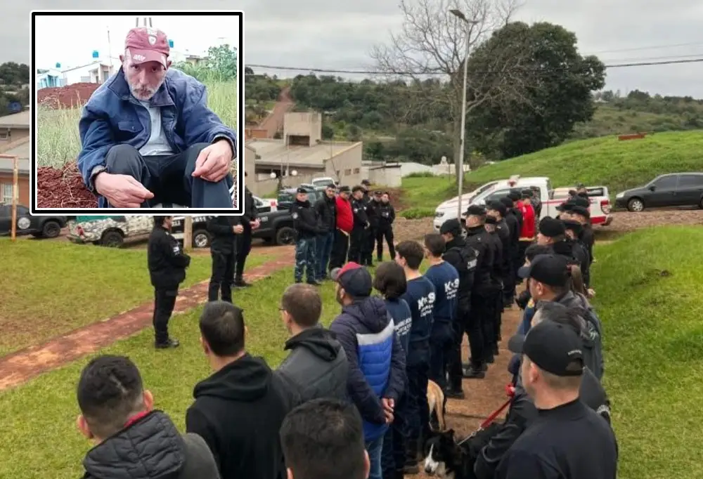 Se intensificó la búsqueda de Guillermo Albino en Oberá