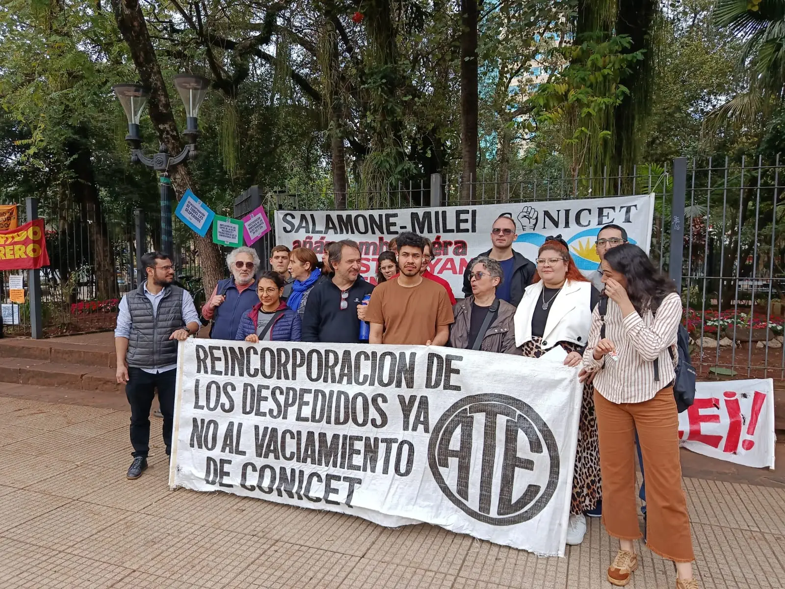 Jornada de lucha de los trabajadores del Conicet en Posadas