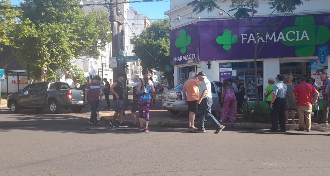 Violento accidente en pleno centro posadeño