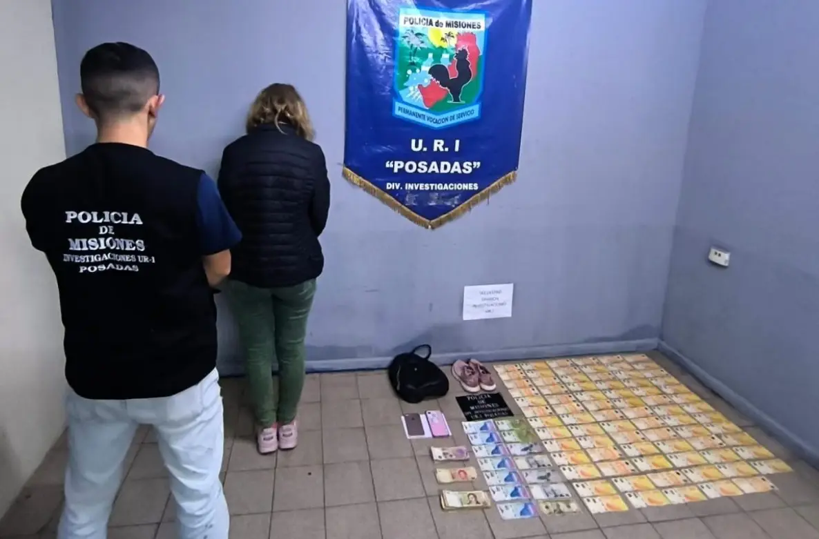 Empleada robó casi un millón de pesos a su jefe en Posadas